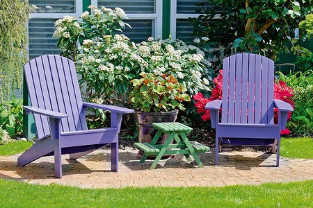 Как выбрать краску для деревянной садовой мебели