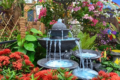 Как сделать садовый фонтан для дачи своими руками: простая инструкция и 15 примеров с фото