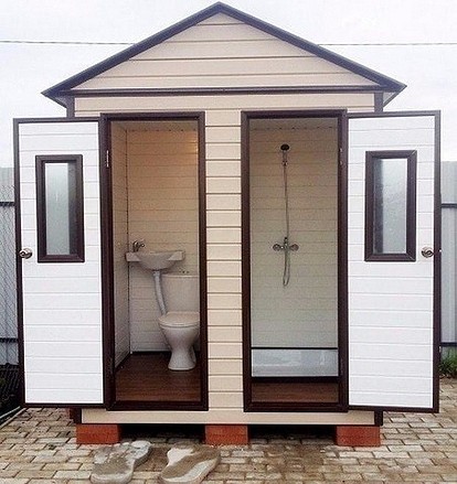 Красивый Туалет На Дачу Фото