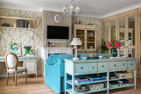 Трёшка в стиле прованс: элегантный интерьер для двух леди