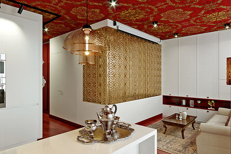 Функциональная однушка с этническими мотивами