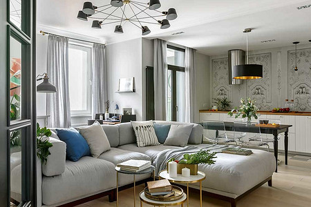 Из Петербурга с любовью: интерьер двушки в благородных серых тонах