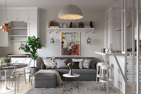 Питерская двушка, преобразованная в удобную и светлую трёшку