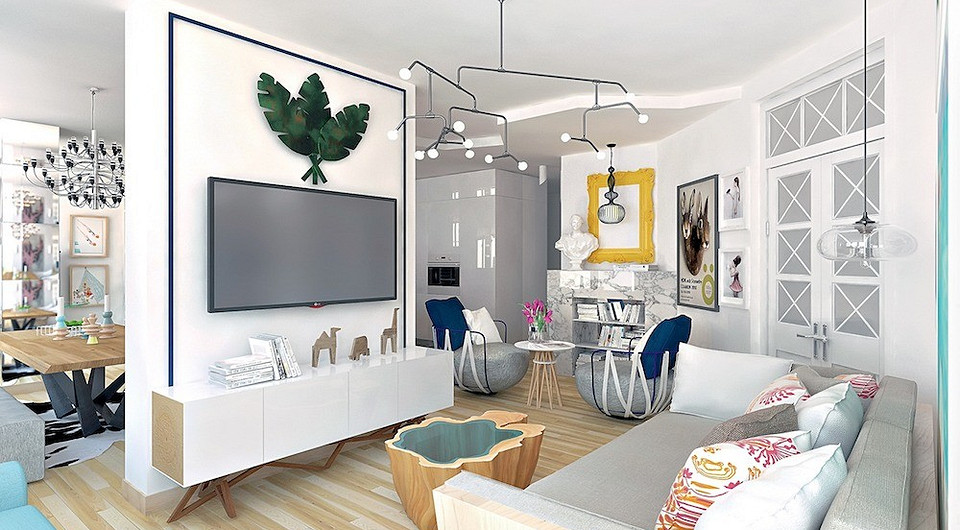 Скандинавская трёшка, которую сделали больше и светлее с помощью лоджий Скандинавская трёшка, которую сделали больше и светлее с помощью лоджий