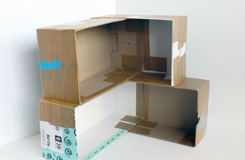 Кукольный домик из картона (49 фото)