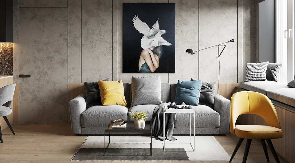 Из двушки в трёшку: стильная квартира с гардеробной и двумя санузлами