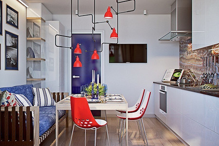 Как обустроить кухню в панельном доме: варианты планировок для разных серий