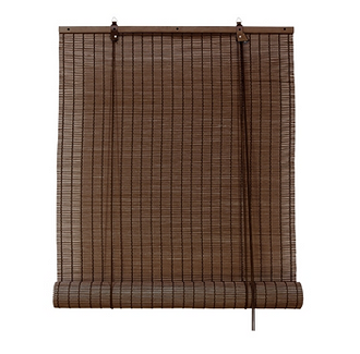 Рулонная штора Эскар бамбуковые (коричневый)