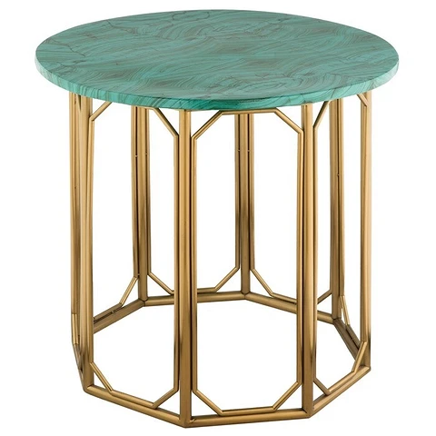 Malachite Modern Side Table, Loft-Concept