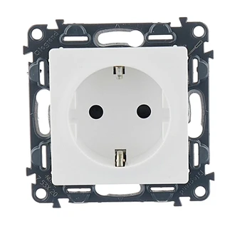 Розетка Legrand Valena Life 753420,16А, с защитной шторкой