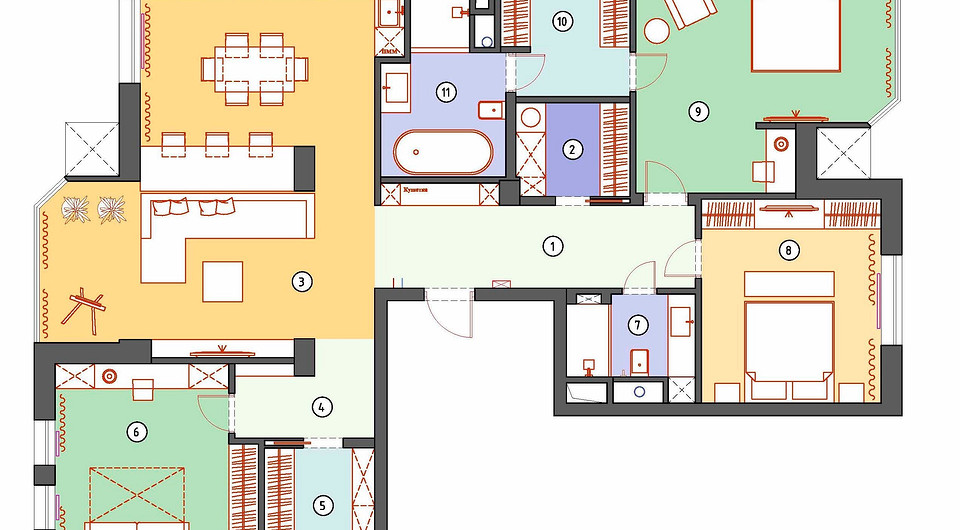 Планировочное решение квартиры