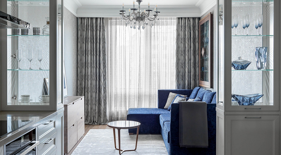 Нескучный серый: квартира в Мытищах в стиле современной классики