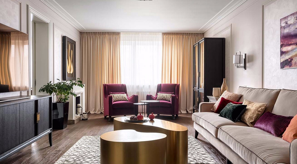 Из трёшки в четырехкомнатную квартиру: интерьер панельки со спальней на месте зимнего сада