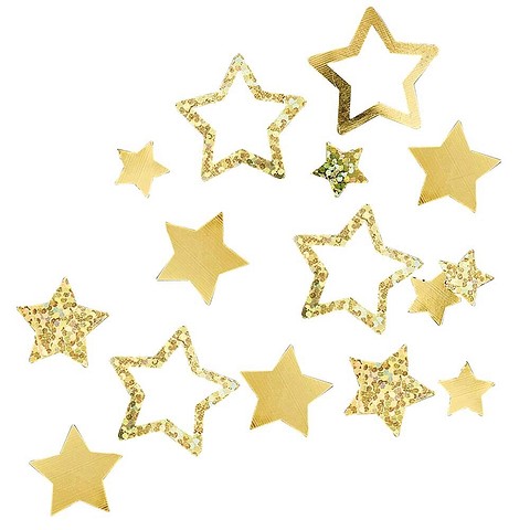 Используйте новогодний декор со звёздами для того, чтобы добавить вашему интерьеру праздничного блеска.