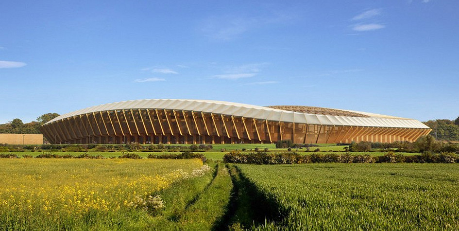 Архбюро Захи Хадид построит первый в мире деревянный футбольный стадион