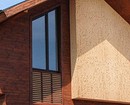 Отделка фасадов домов штукатуркой короед: идеи дизайна на фото