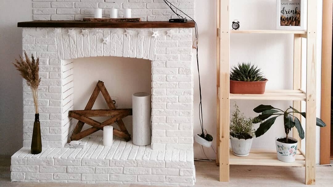Как сделать фальш-камин своими руками: декоративный портал в квартире |  ivd.ru