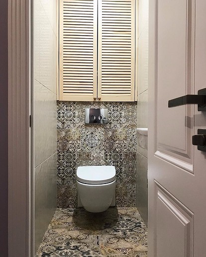 Плитка для туалета: пример дизайна в обычной квартире