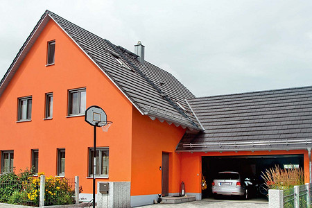 Выбираем краску и штукатурку для создания яркого фасада дома