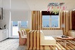 Квартира в стиле экоминимализм, наполненная яркими красками и геометрическими узорами