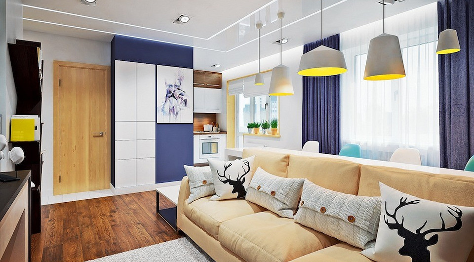 Гостиная-кухня