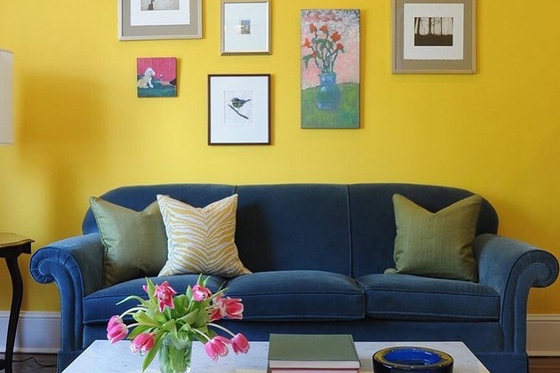 Желтый в интерьере: 5 способов использовать яркий цвет и 55 вдохновляющих примеров