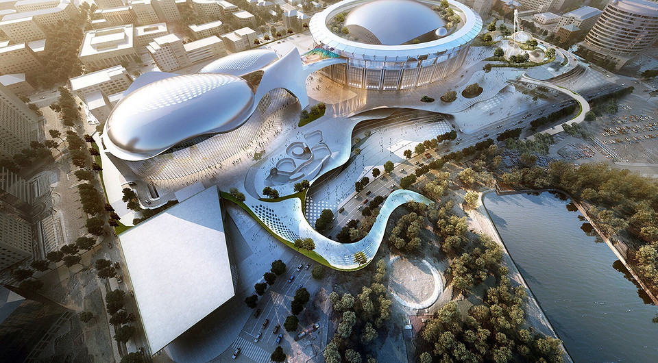 Новый купол, планетарий и дайвинг-центр: как будет выглядеть «Олимпийский» после реконструкции Новый купол, планетарий и дайвинг-центр: как будет выглядеть «Олимпийский» после реконструкции