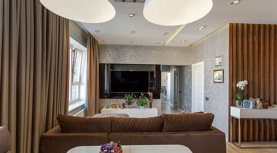 1+1: проект для молодой семьи, основанный на объединении двух квартир 1+1: проект для молодой семьи, основанный на объединении двух квартир