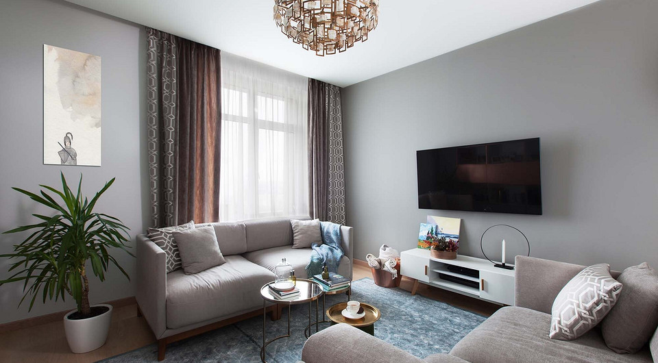 Квартира для многодетной семьи: модный, уютный и функциональный интерьер