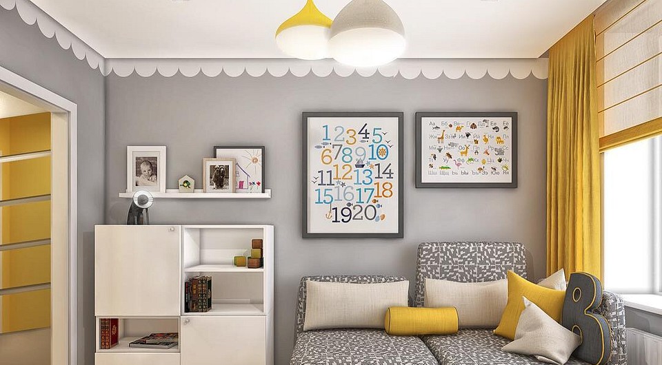 Потолки в детскую комнату: фото лучшего дизайна