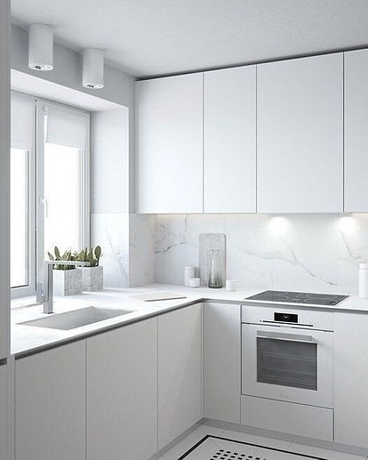 Белые глянцевые кухни в интерьере — варианты дизайна на фото | кафе-арт.рф