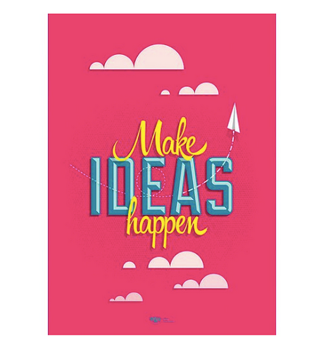 Принт More Ideas Happen