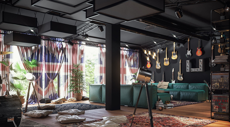 Диван, Фабрика Гливер. Растения, Лиана Грин. Шторы, карнизы и подушки, Raffinati