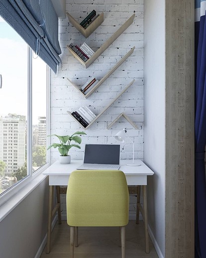 Как обустроить кабинет на балконе или лоджии в квартире?