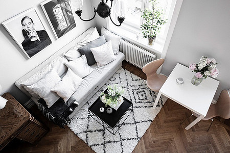 7 идеальных скандинавских квартир площадью менее 30 кв.м