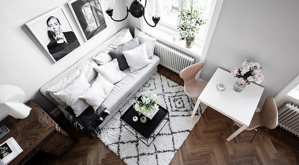 7 идеальных скандинавских квартир площадью менее 30 кв.м