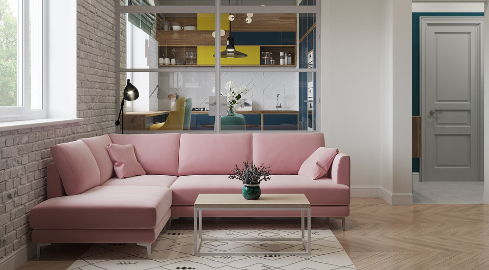 Маленькая яркая двушка для молодой хозяйки