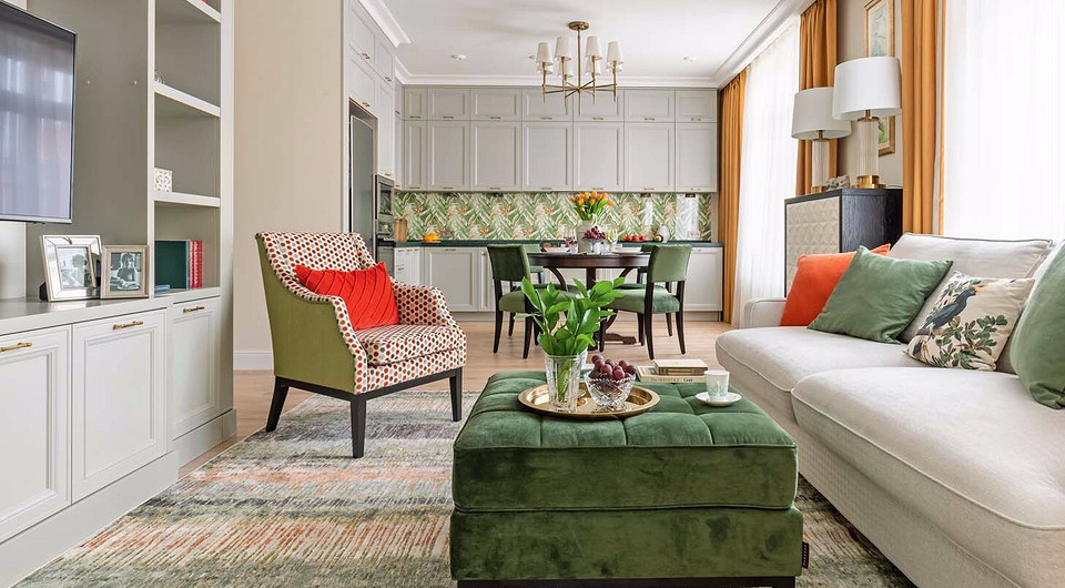 Сочная эклектика: квартира в Новой Москве Сочная эклектика: квартира в Новой Москве