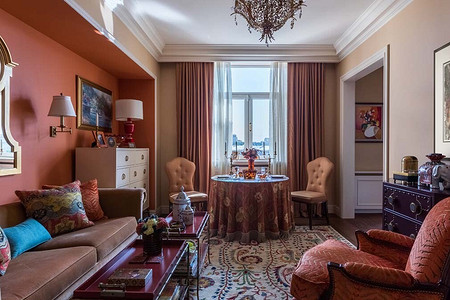 Из убитой двушки в роскошную квартиру с восточными мотивами: проект в сталинке