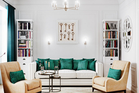 Современная классика в сталинке с неудобной планировкой