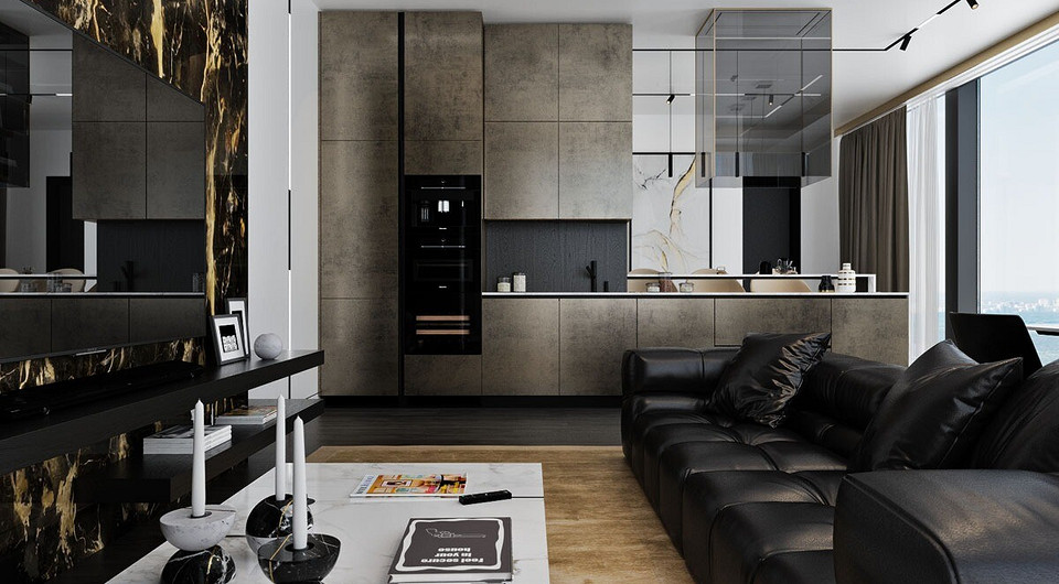 Ультрасовременные апартаменты для бизнесмена в «Москва-Сити»