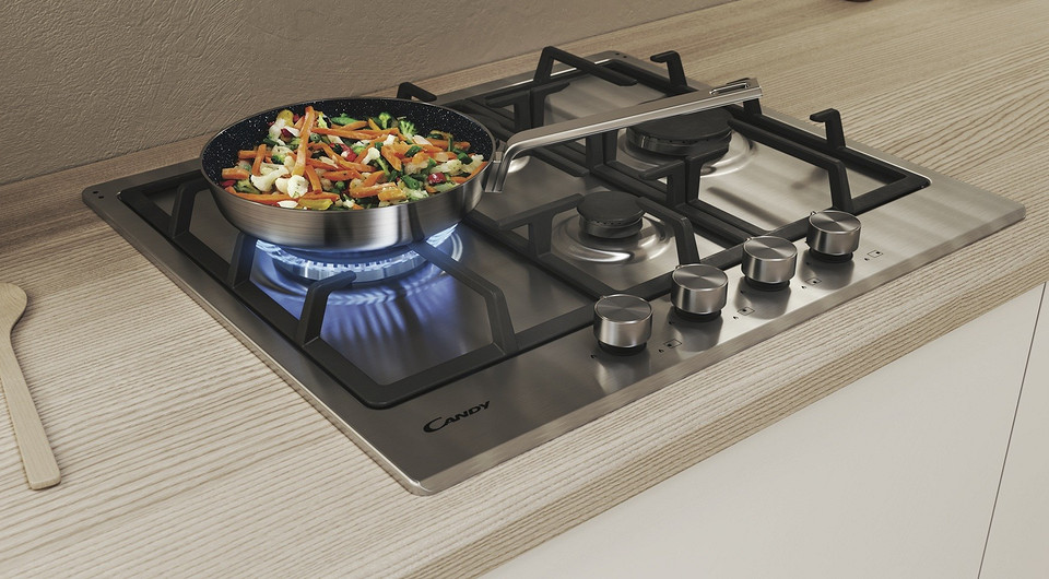 Газовые варочные панели от Candy: разнообразие цветов и форм для оформления стильной кухни