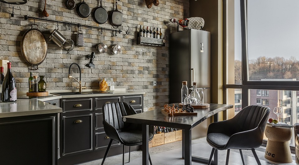 Маленькая квартира в Новогорске в стиле английских пабов Маленькая квартира в Новогорске в стиле английских пабов