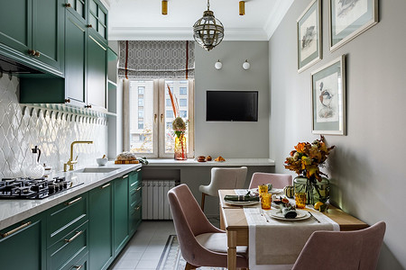 Яркая трехкомнатная квартира на Новом Арбате на месте бывшей коммуналки