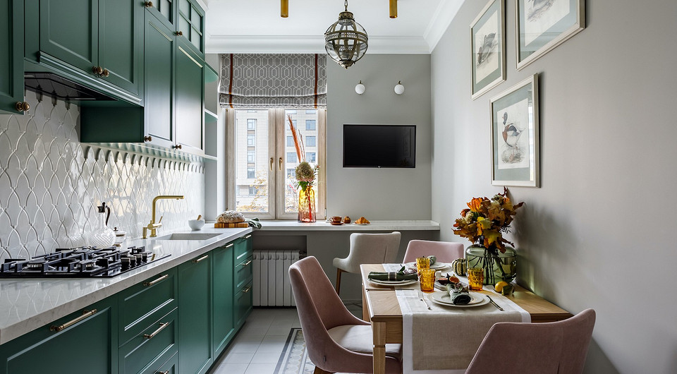 Яркая трехкомнатная квартира на Новом Арбате на месте бывшей коммуналки