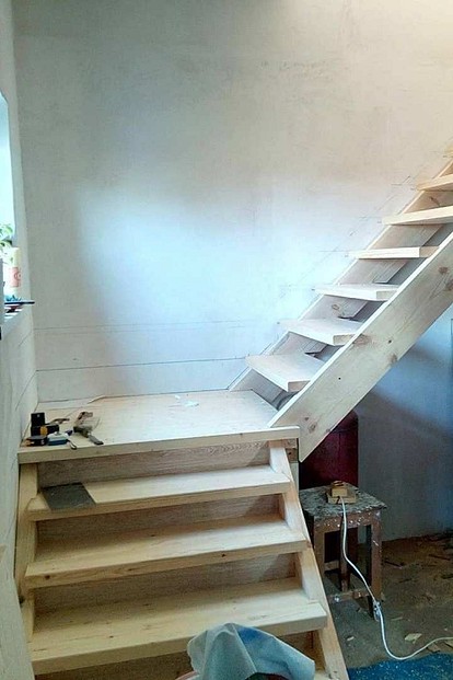 Конструкция мансардных лестниц