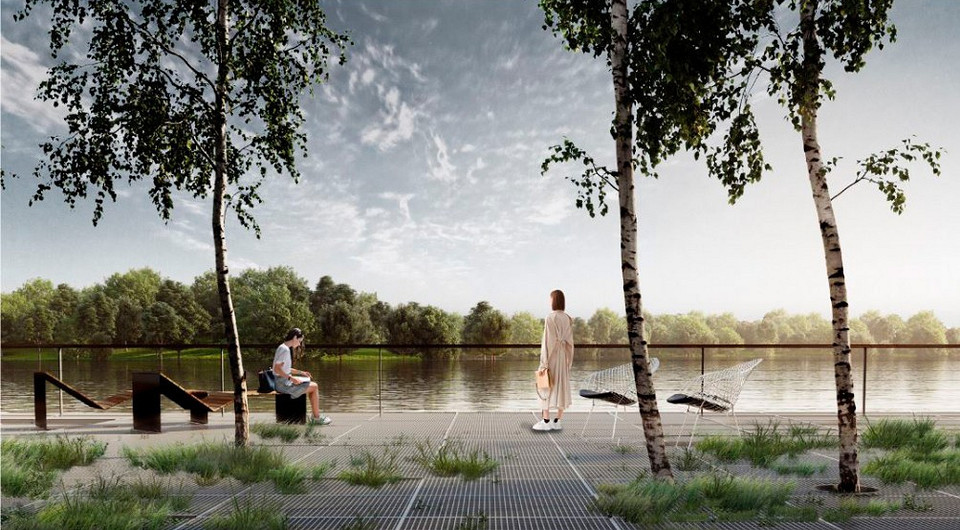 На набережной Химкинского водохранилища появится ландшафтный парк