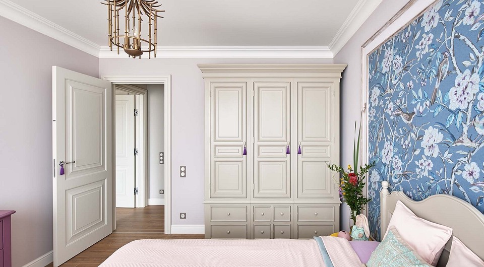 Как дизайнеры используют акцентные обои: 8 примеров из интерьеров профи