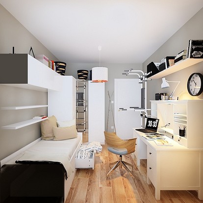 Дизайн комнаты в семейном общежитии
