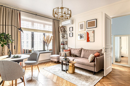 Двухкомнатная квартира, которую превратили в трешку с кухней на месте коридора